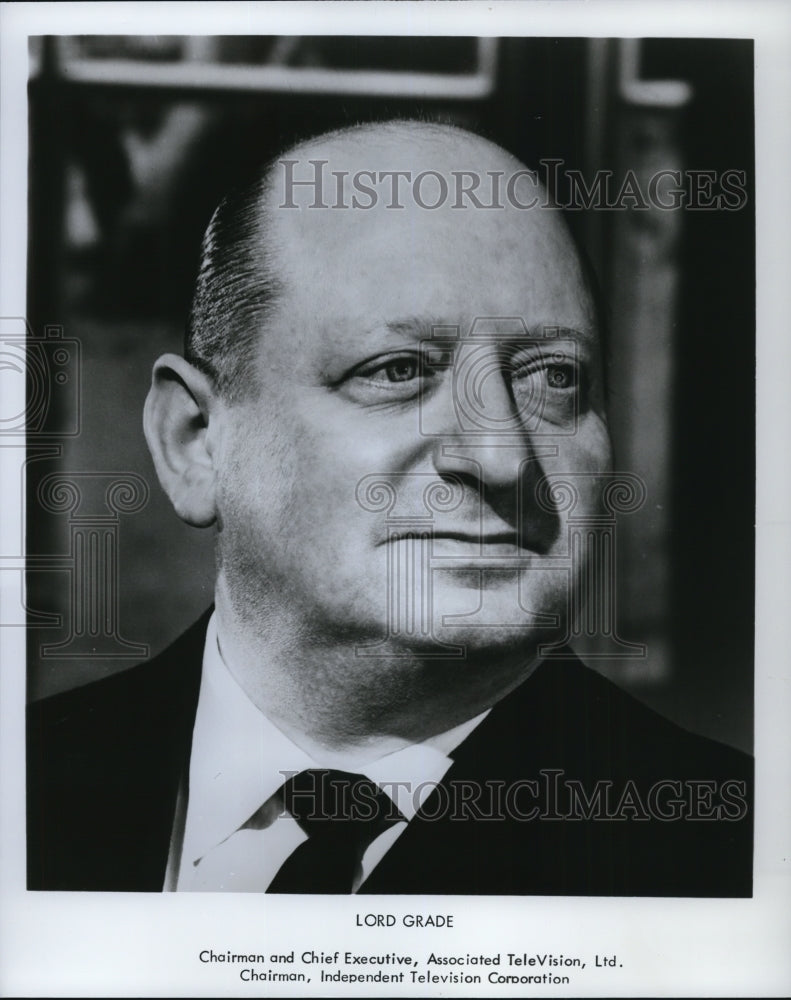 Press Photo Lord Grande, Chairman &amp; Chief Executive, Associated TeleVision, Ltd- Historic Images