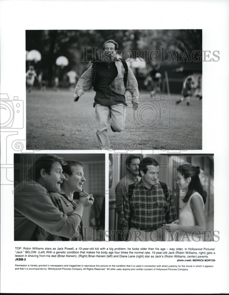 Press Photo Robin Williams In Jack- Historic Images