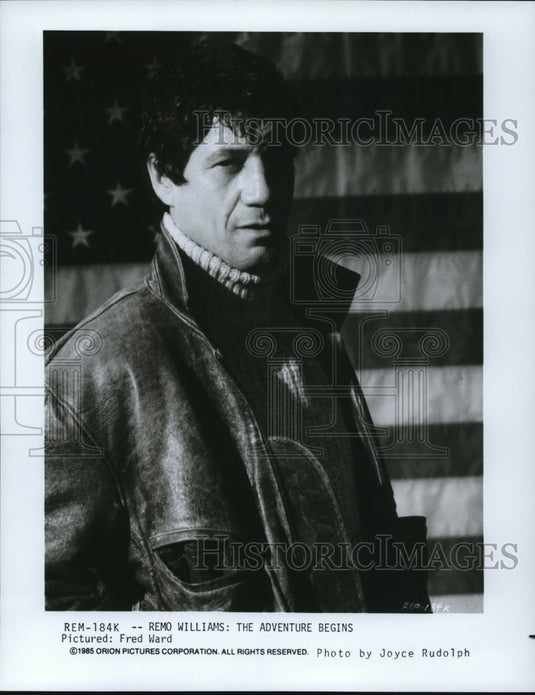 1986 Press Photo Fred Williams stars in Remo Williams The Adventure Begins- Historic Images