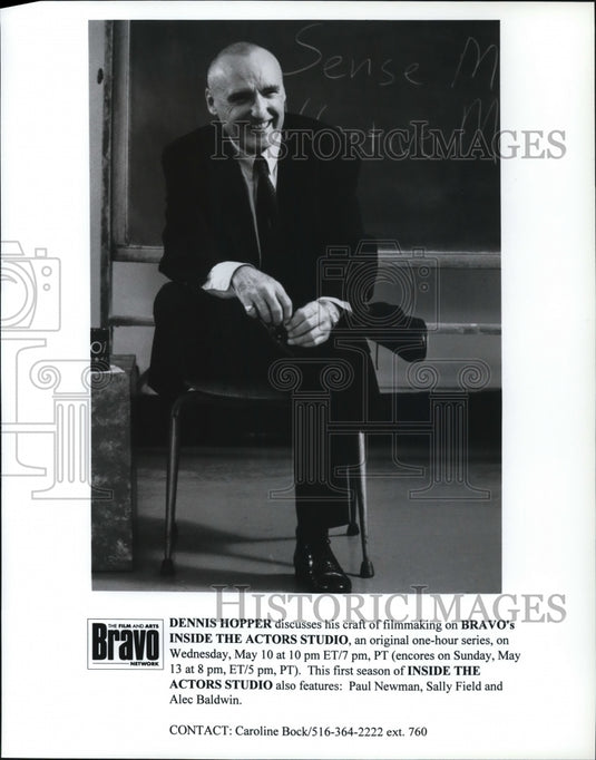 Press Photo Dennis Hopper Bravo Inside The Actors Studio - cvp58593- Historic Images