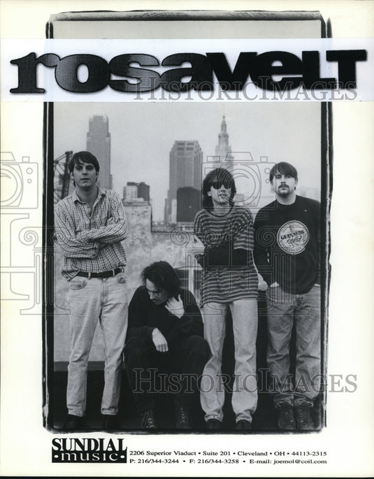 Press Photo Rosavelt Cleveland Ohio Band - cvp58662- Historic Images