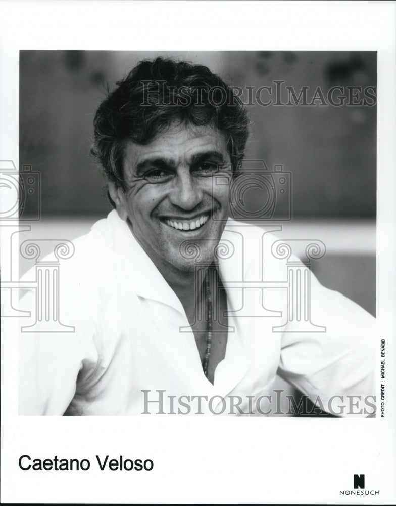 Press Photo Music Artist Caetano Veloso - cvp58675- Historic Images