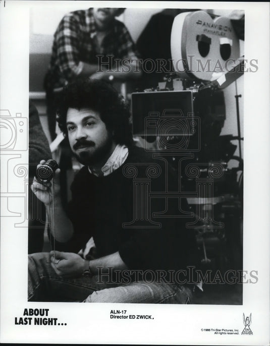 1986 Press Photo Ed Zwick director of About Last Night - cvp58693- Historic Images