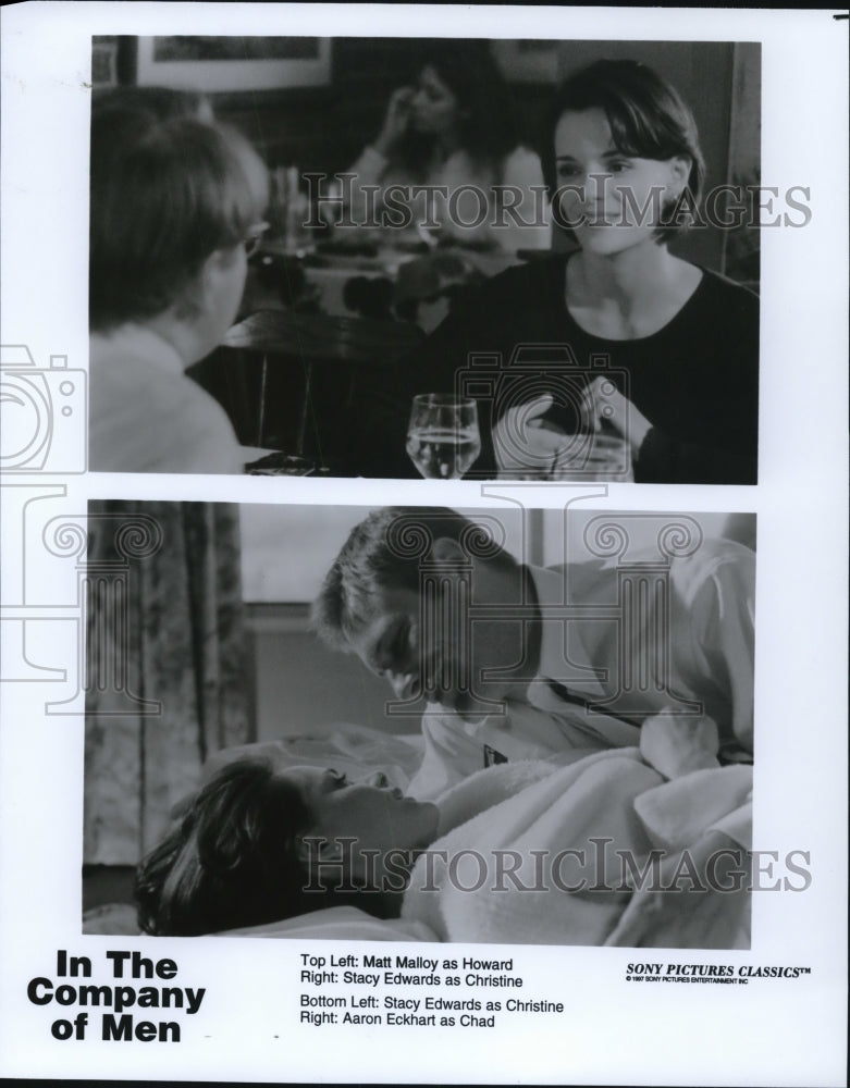 Press Photo Matt Malloy and Stacy Edwards in The Company of Men - cvp58762- Historic Images