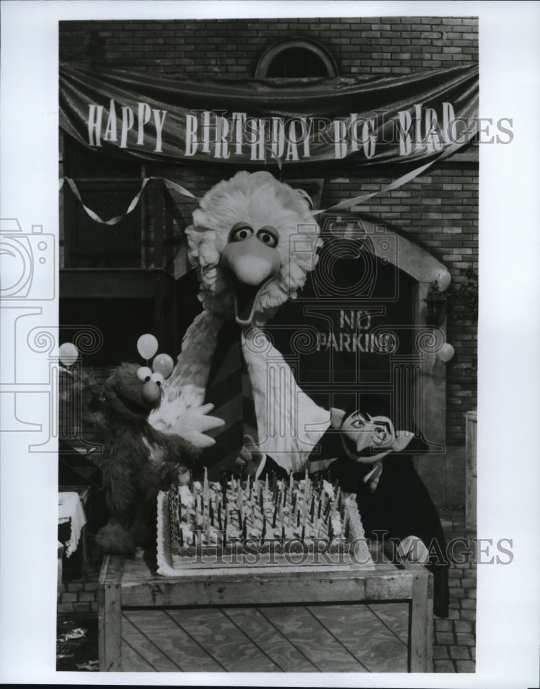 Press Photo Happy Birthday Big Bird Sesame Street - cvp58840- Historic Images