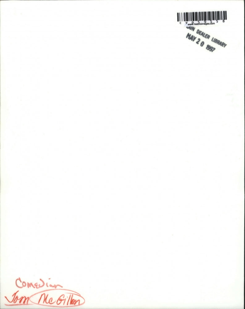 1997 Press Photo Comedian Tom McGillen - cvp59558