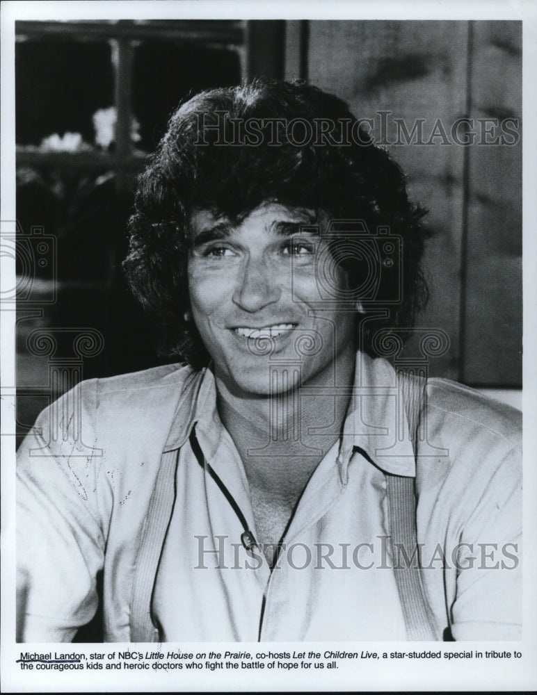 1984 Press Photo Michael Landon in Little House on the Prairie - cvp60900- Historic Images