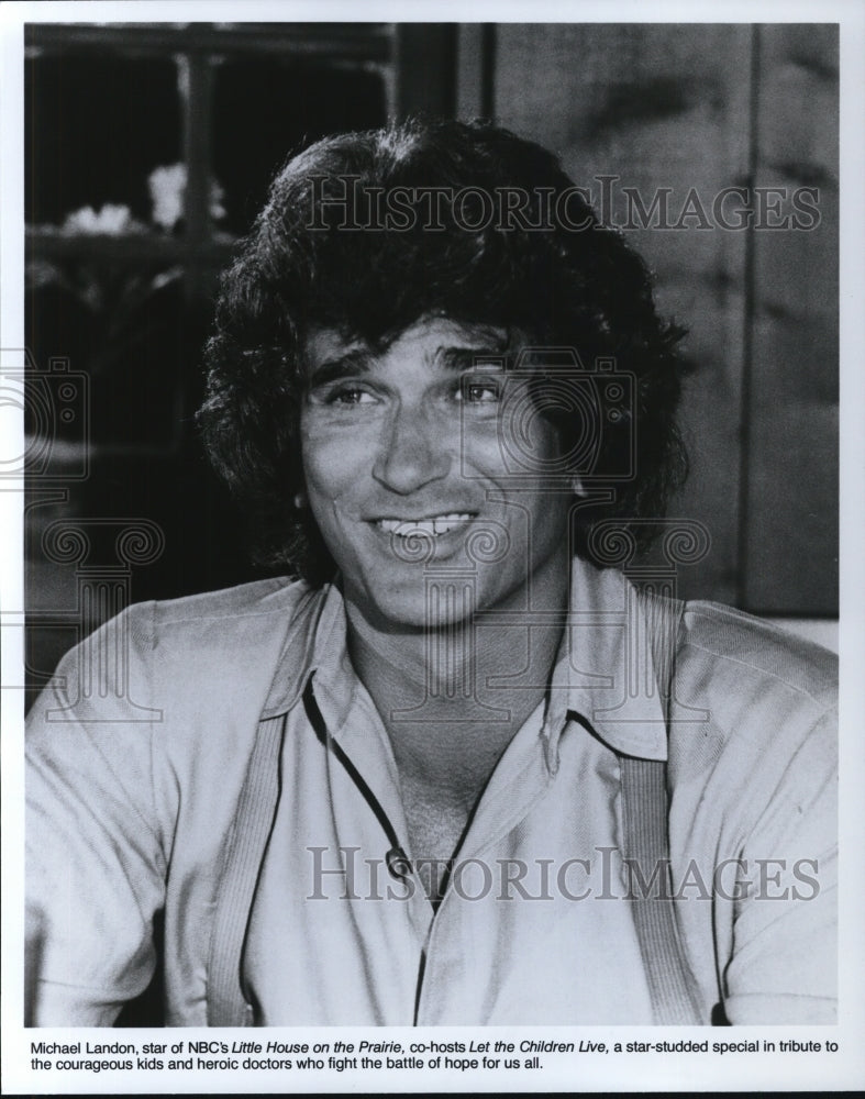 1984 Press Photo Michael Landon in Little House on the Prairie - cvp60901- Historic Images