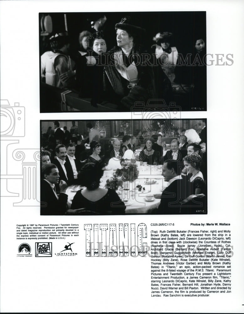 1997 Press Photo Movie Titanic - cvp61153- Historic Images