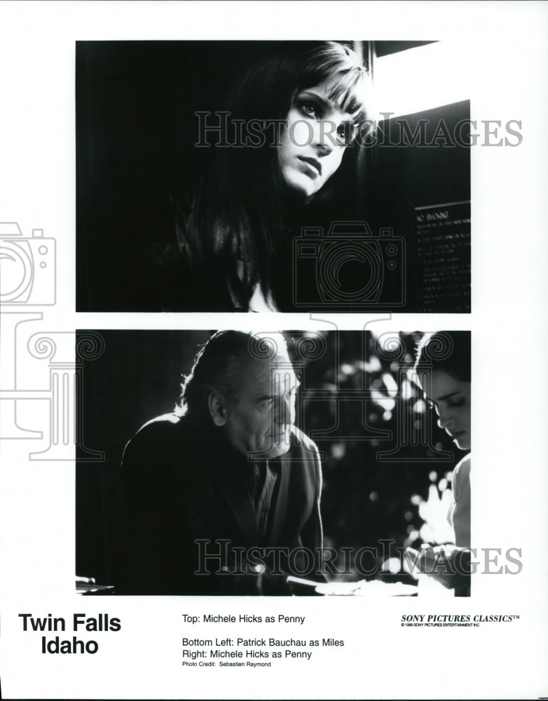 Press Photo Michele Hicks and Patrick Bauchau in twin Falls Idaho - cvp61454- Historic Images