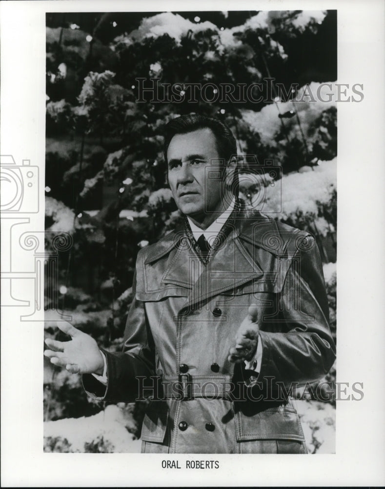 1974 Press Photo Oral Roberts - cvp61580- Historic Images