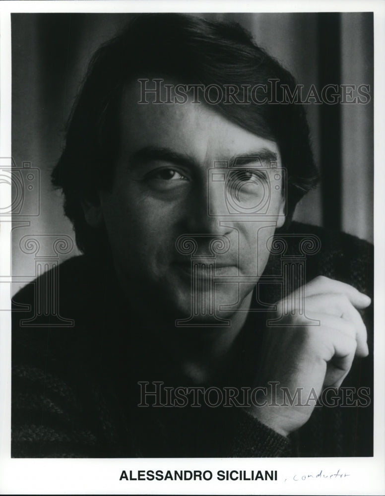 1995 Press Photo Conductor Alessandro Siciliani - cvp61624- Historic Images