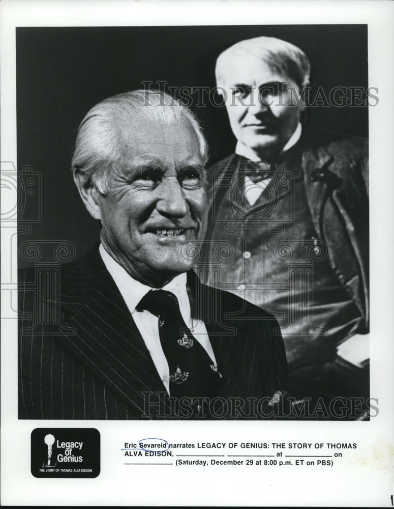 1984 Press Photo Eric Sevareid Legacy Of A Genius - cvp61704- Historic Images