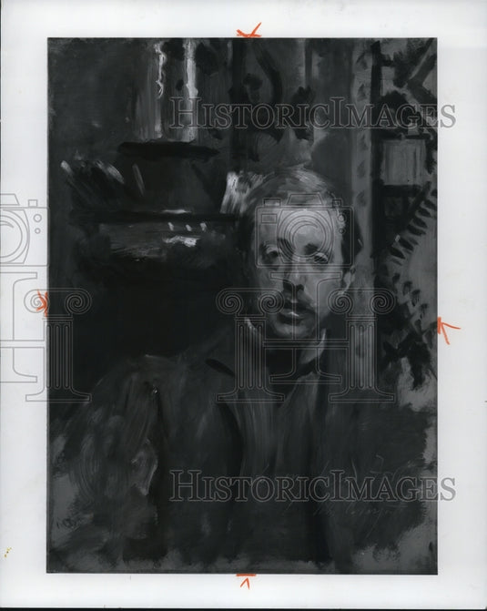 1971 Press Photo John Singer Sargent Artist of Charles Forbes - cvp61947- Historic Images