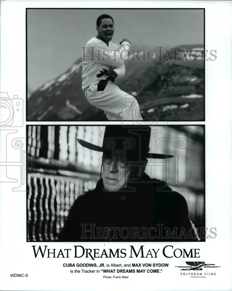 Press Photo Waht Dreams May Come True Cuba Gooding Max Von Sydow - cvp62238