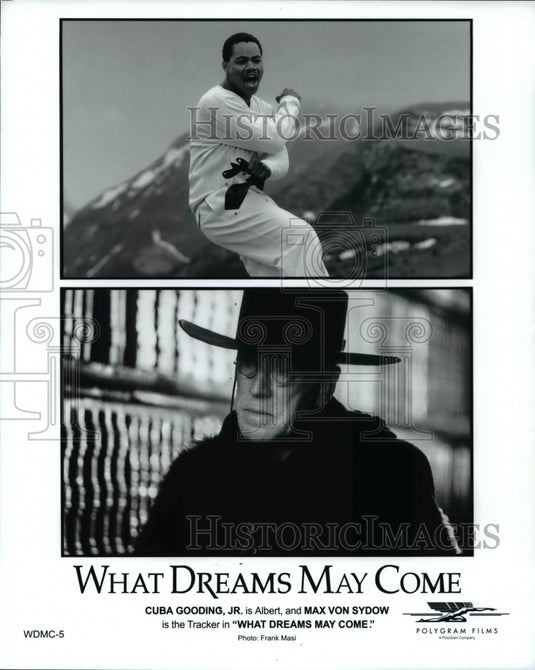 Press Photo Waht Dreams May Come True Cuba Gooding Max Von Sydow - cvp62238