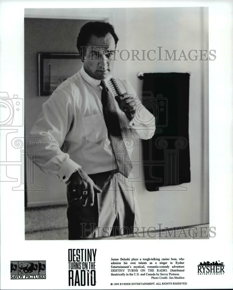 1995 Press Photo James Belushi in Destiny Turns On The Radio - cvp62251- Historic Images