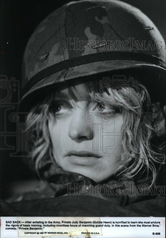 1980 Press Photo Warner Brothers presents Private Benjamin with Goldie Hawn- Historic Images