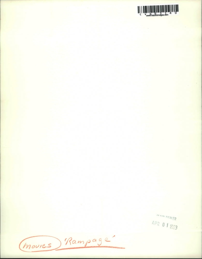 1983 Press Photo Michael Bichn in Rampage - cvp63140