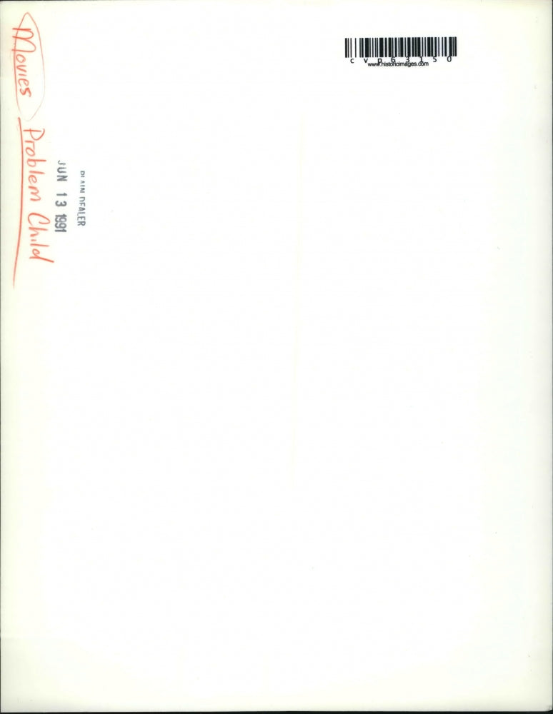 1991 Press Photo John Ritter, Amy Yasbeck, Michael Oliver in Problem Child