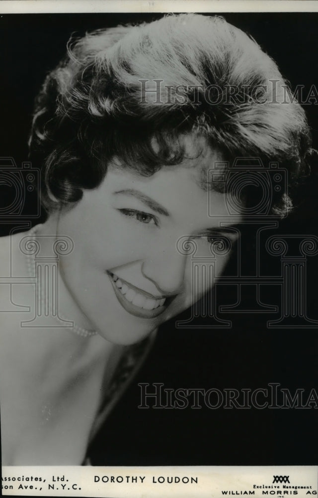 Press Photo Actress Dorothy Loudon - cvp63323- Historic Images