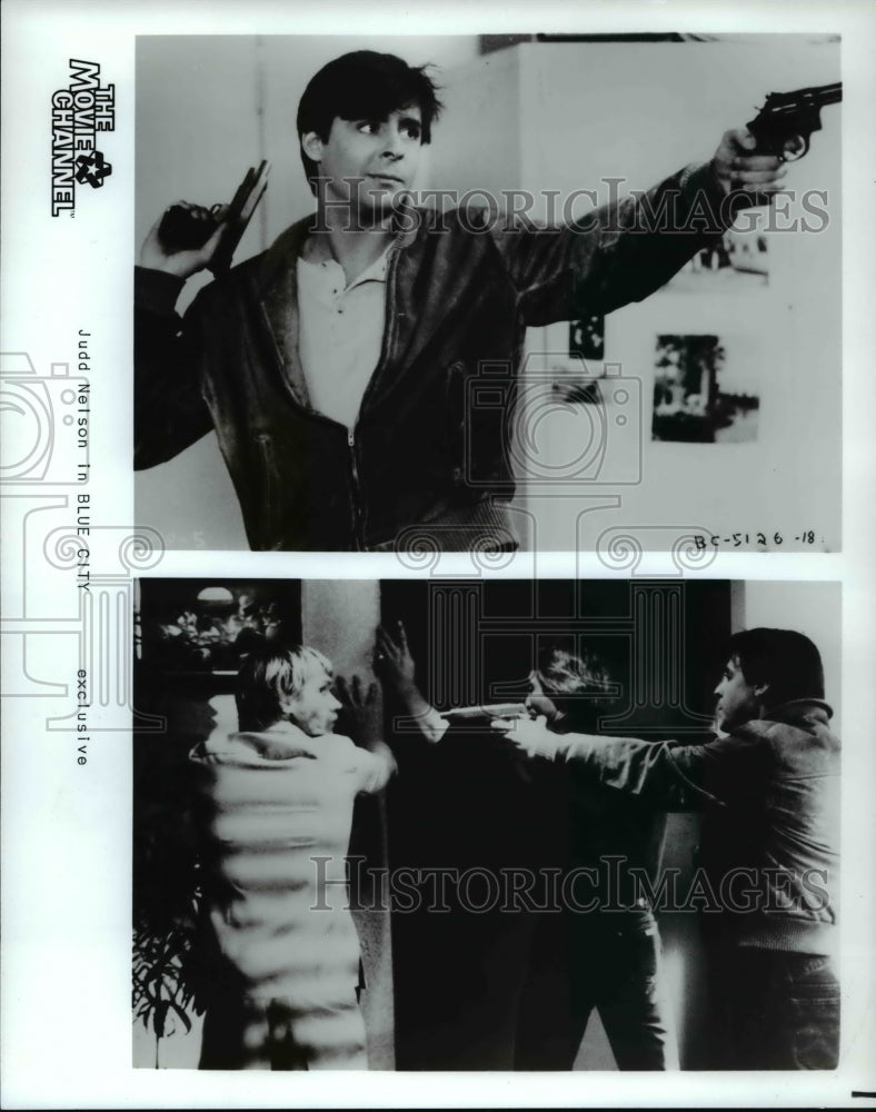 1987 Press Photo Judd Nelson stars in Blue City - cvp63341