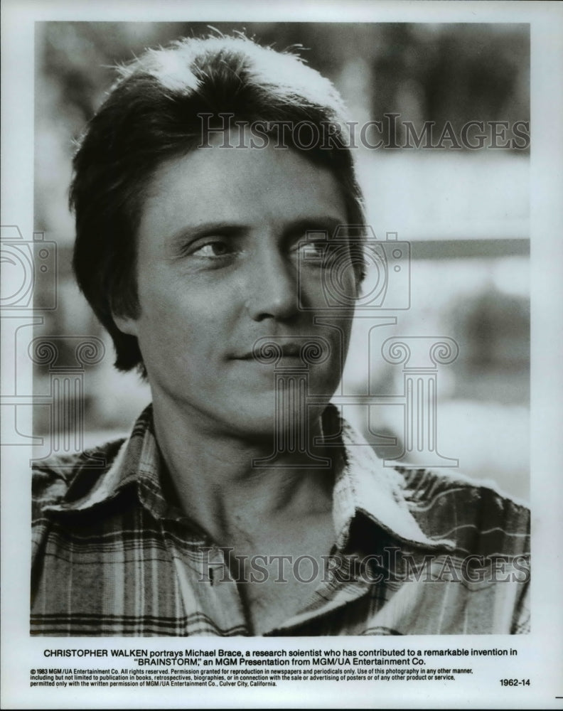 1983 Press Photo Christopher Walken in Brainstorm - cvp63344- Historic Images