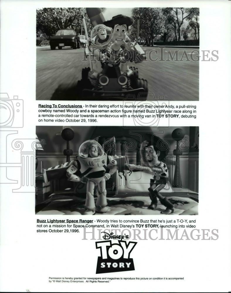1997 Press Photo Toy Story Andy Buzz Lightyear - cvp63563- Historic Images