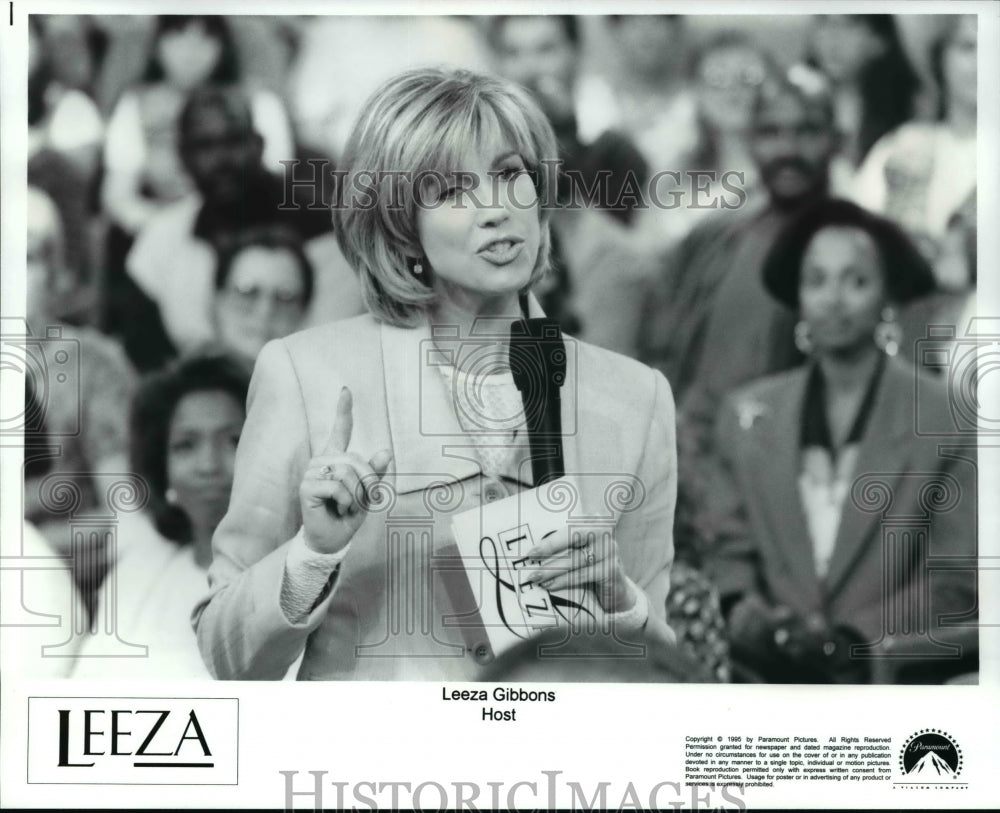 1996 Press Photo Leeza Gibbons TV Host - cvp63613- Historic Images