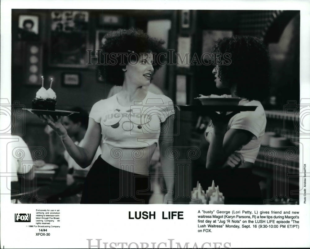 1996 Press Photo Lori Petty and Karyn Parsons star in Lush Life - cvp64253- Historic Images