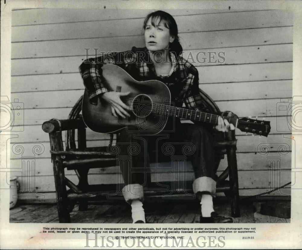 1980 Press Photo Sissy Spacek stars as Loretta Lynn in Coal Miner's Daughter- Historic Images