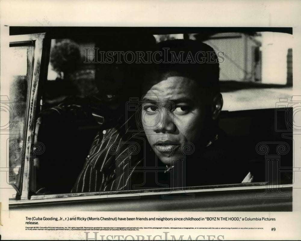 1992 Press Photo Cuba Gooding Jr. and Morris Chestnut in Boys N The Hood- Historic Images