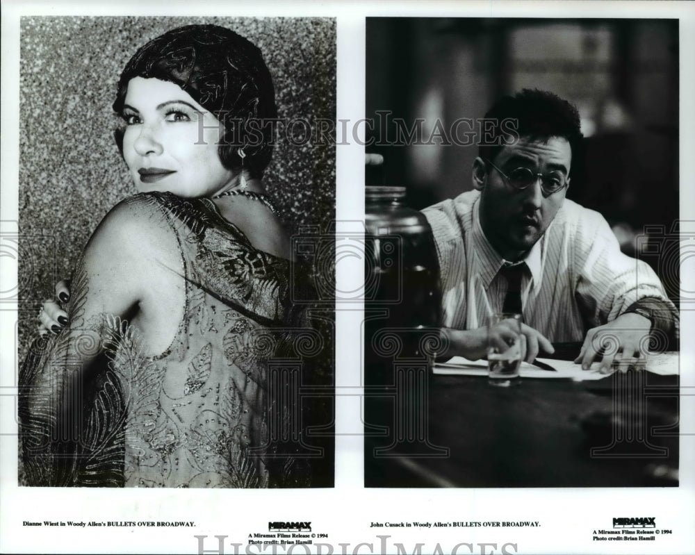1994 Press Photo Dianne Wiest and John Cusack in Bullets Over Broadway- Historic Images