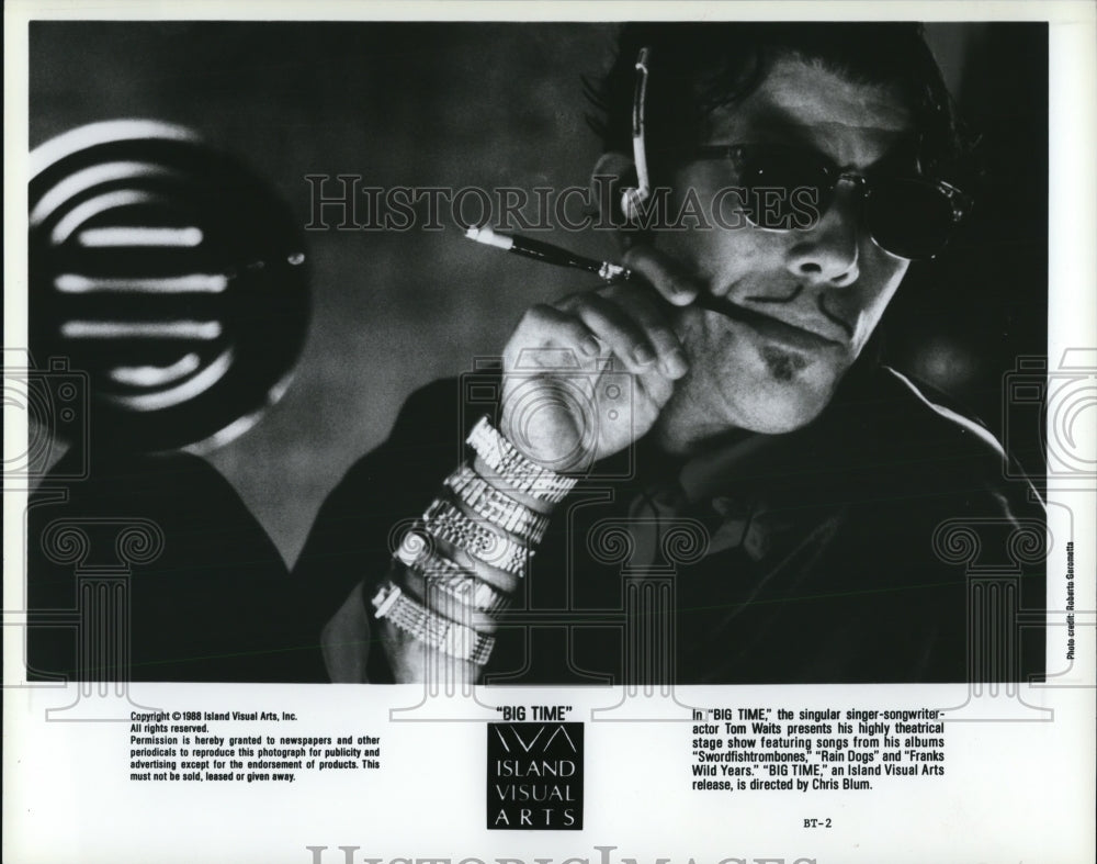 1988 Press Photo Tom Waits in Big Time - cvp65287- Historic Images