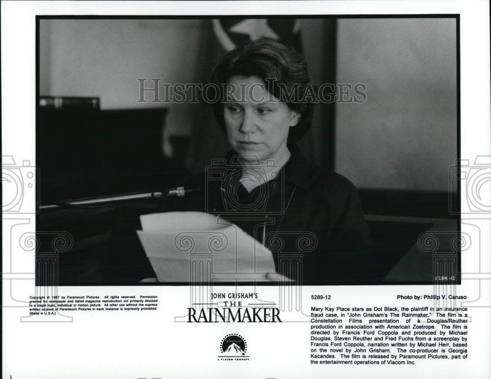 1997 Press Photo Mary Kay Place The Rainmaker - cvp65564- Historic Images