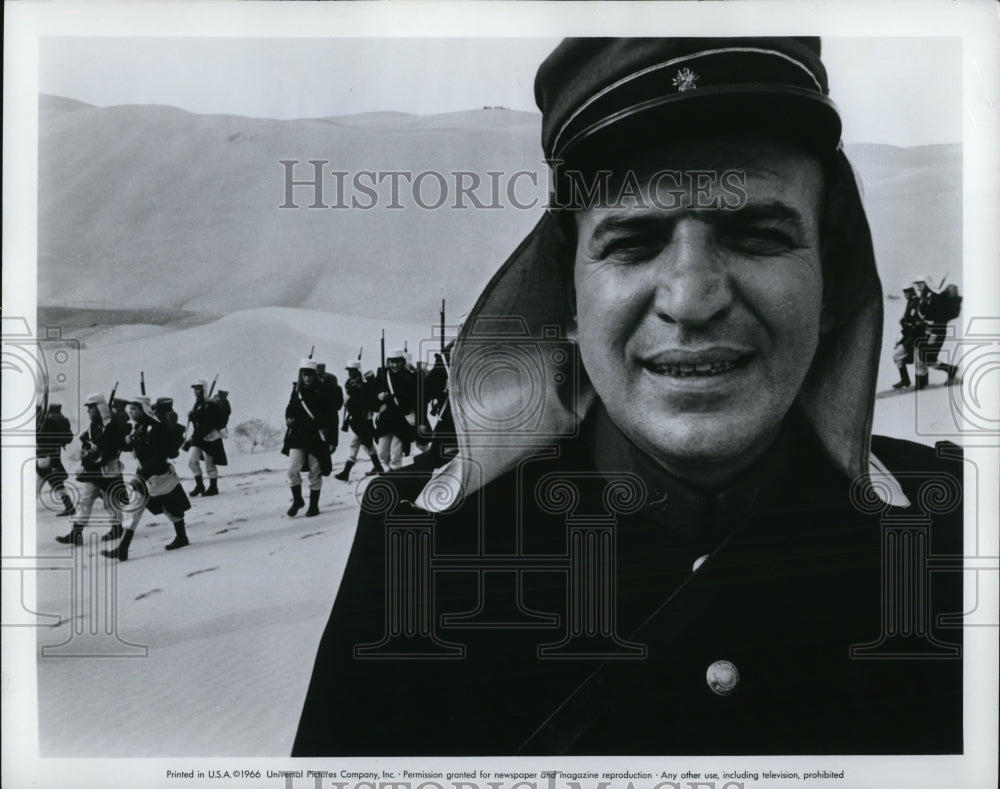 1966 Press Photo Telly Savalas in Beau Geste - cvp66088- Historic Images