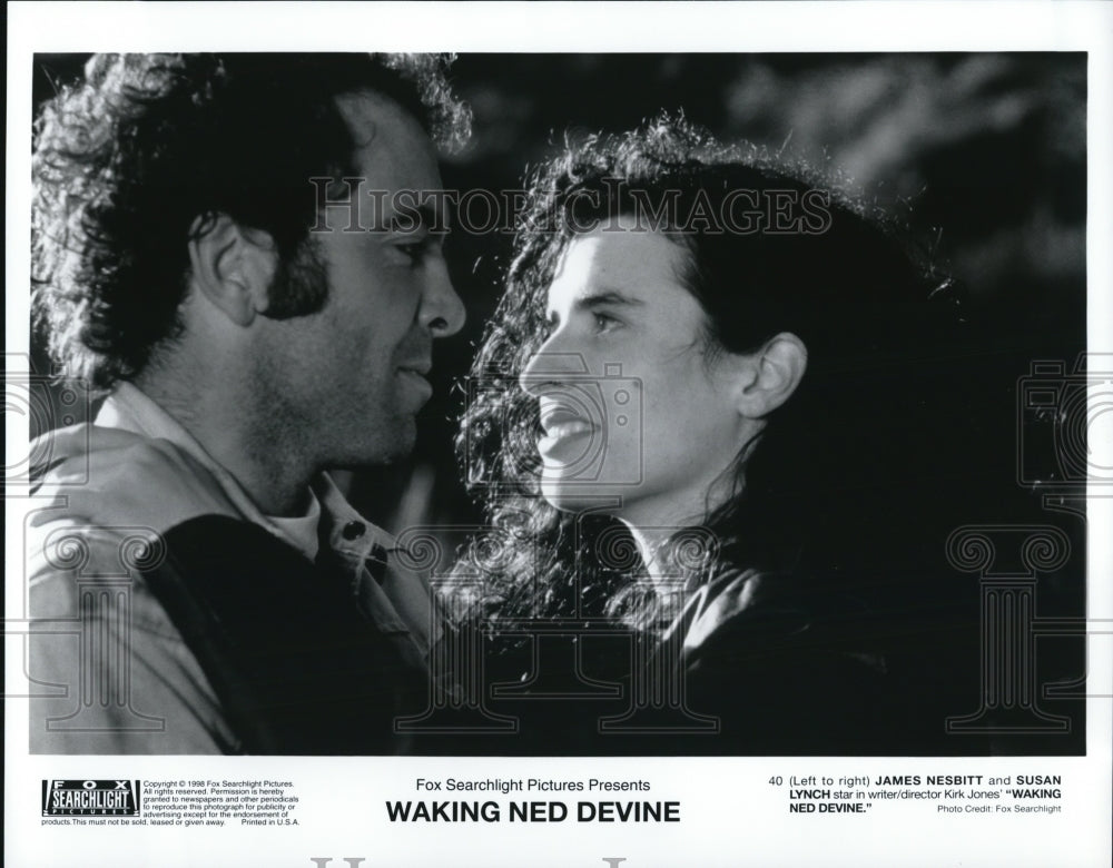 1998 Press Photo James Nesbitt &amp; Susan Lynch in Waking Ned Devine - cvp66118- Historic Images