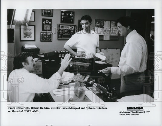 1997 Press Photo Robert De Niro & Sylvester Stallone in Copland - cvp66123- Historic Images
