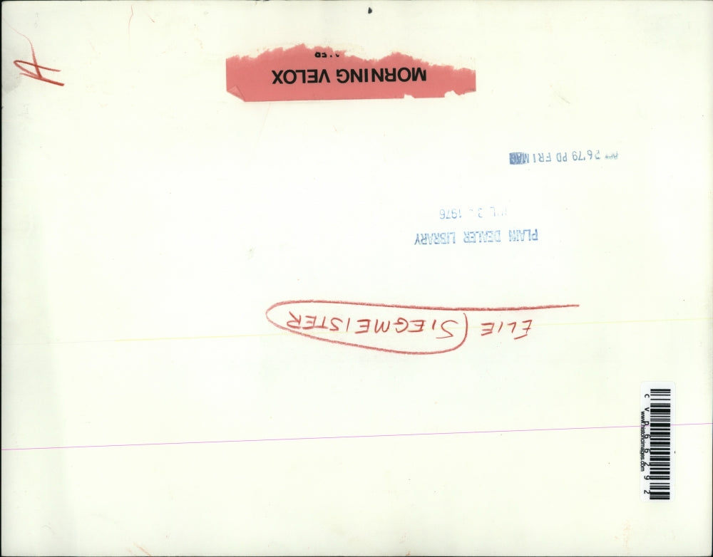 1976 Press Photo Elie Siegmeister Musician - cvp66292