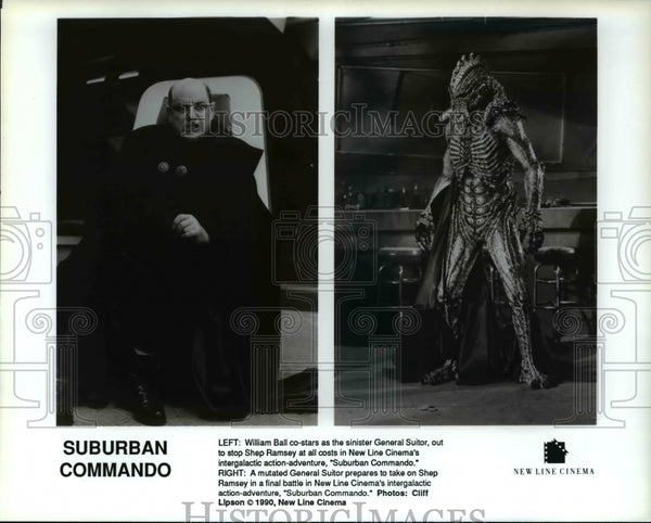 1990 Press Photo William Ball & Shep Ramsey in Surburban Commando - cv ...