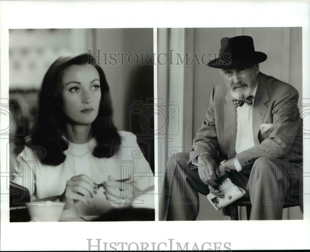 1994 Press Photo RIchard Kiley & Jane Seymour in A Passion for Justice- Historic Images
