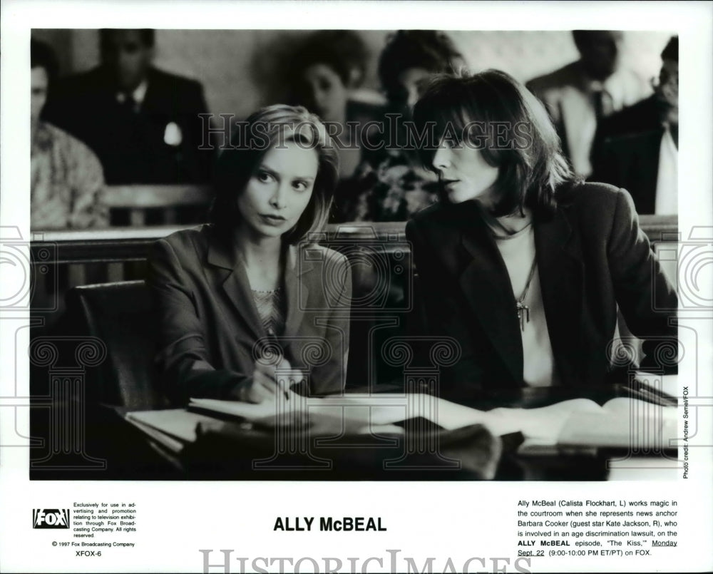 1998 Press Photo Calista Flockhart in Ally McBeal - cvp66473- Historic Images