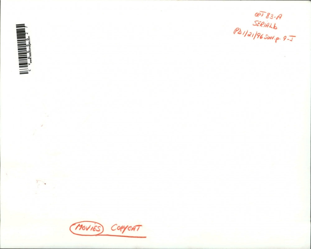 1996 Press Photo Harry Connick Jr. stars as Daryl Lee Cullum in Copycat