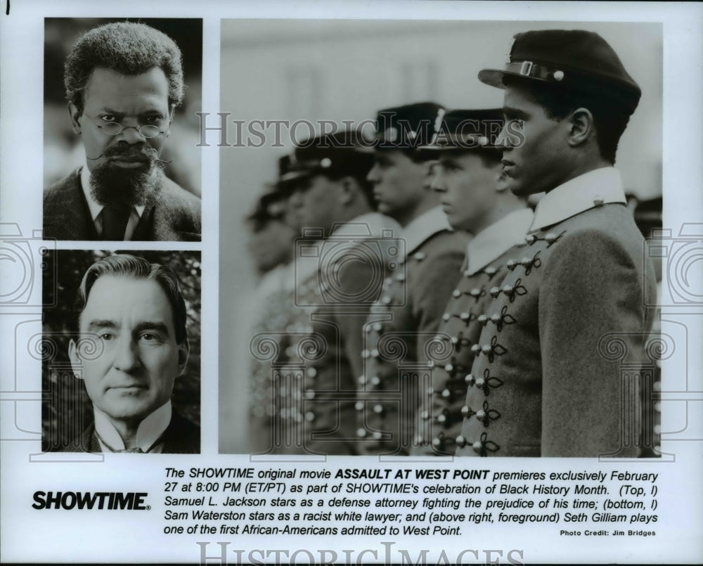 Press Photo Seth Gilliam & Sam Waterson in Assault At West Point - cvp66682- Historic Images