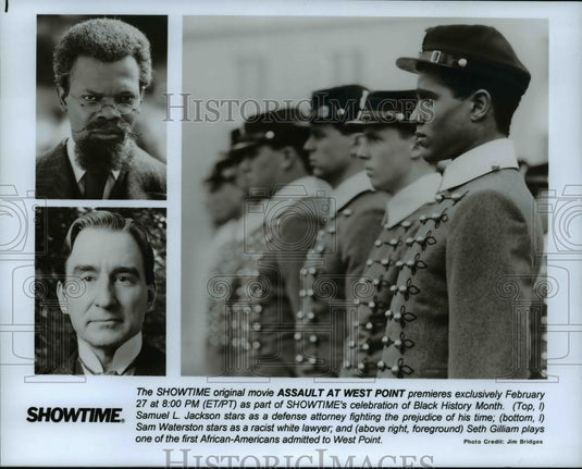 Press Photo Seth Gilliam & Sam Waterson in Assault At West Point - cvp66682- Historic Images