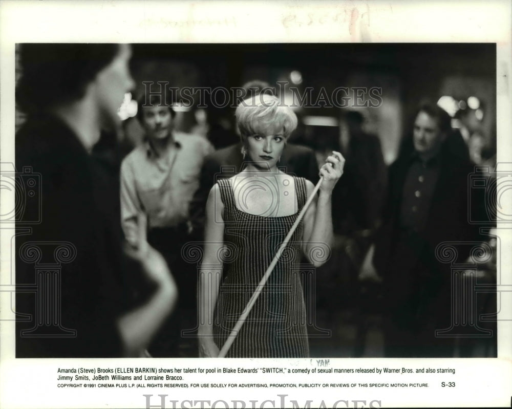 1991 Press Photo Ellen Barkin in Switch - cvp66696- Historic Images