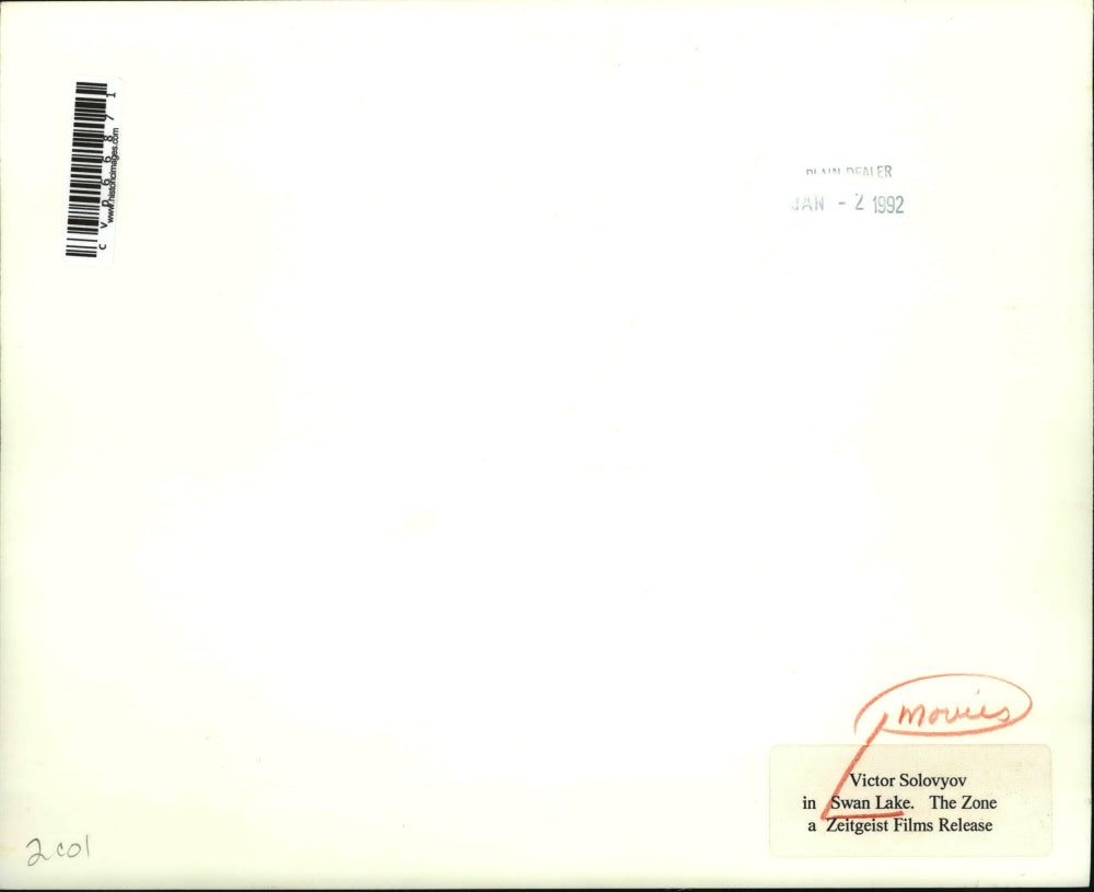 1992 Press Photo Victor Solovyov stars in Swan Lake The Zone - cvp66871