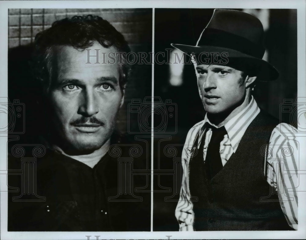 1984 Press Photo Paul Newman Robert Redford The Sting - cvp66958- Historic Images