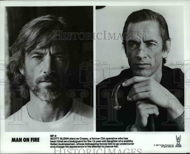 Load image into Gallery viewer, 1987 Press Photo Scott Glenn in Man On Fire - cvp67090
