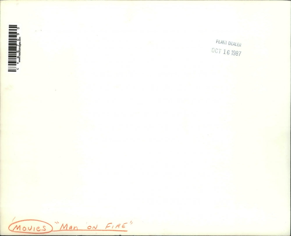 1987 Press Photo Scott Glenn in Man On Fire - cvp67090